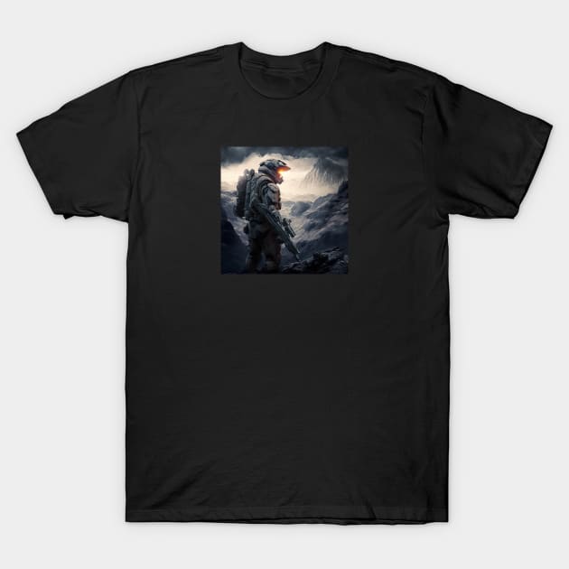 Halo Master Chief Original Artwork T-Shirt by Labidabop